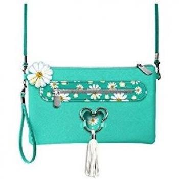 Karactermania Mickey Mouse Aqua Bolso Bandolera, 28 cm, Turquesa