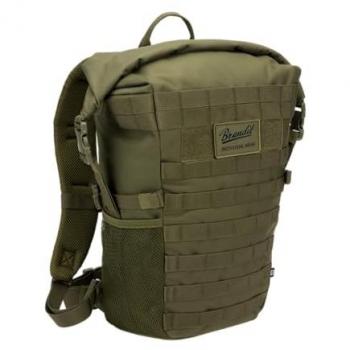 Brandit Cooper Rolltop Backpack - Olive Green, 20L, Unisex