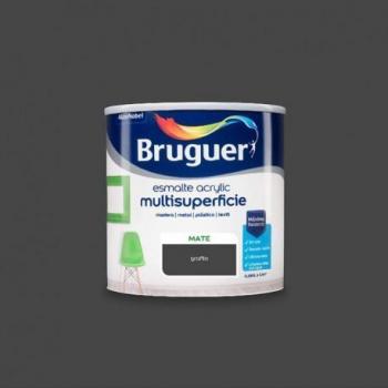 Esmalte acrílico mate Grafito 250ml Bruguer