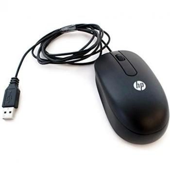 HP 674316-001 - Ratón (USB, Óptico, Oficina, Negro, 6,3 cm, 11,5 cm)
