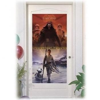 Procos-86221 Star Wars Bandera de puerta, multicolor