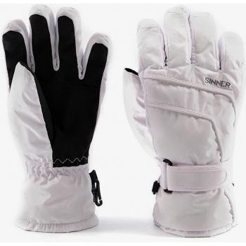 Guantes de Esquí Sinner Mesa - Blanco - Talla 8 para Mujer