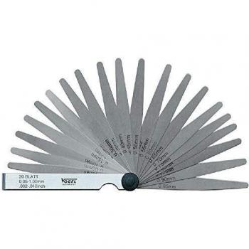 Vogel 411005 - Juego galgas espesores - Templado - 13 láminas