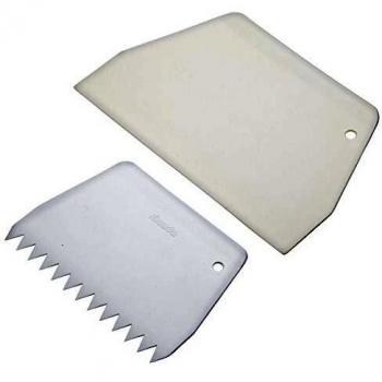 Kitchen Craft Set de Espátulas para Cobertura, Blanco, 0 cm, 2 Unidades