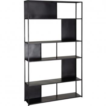 Estantería Metálica Cuadrada 100 x 22 x 175 cm - Negro