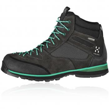 Haglofs roc icon hi gt botas de senderismo para mujer negro magnetitejade 3dw 41 13 eu