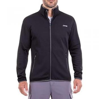 Jeep Stretch-J8W Sudadera, Hombre, Negro, Extra-Large
