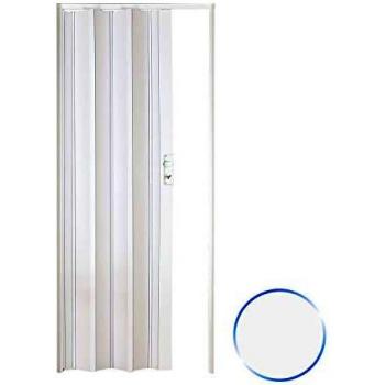 Puerta Plegable de Interior en PVC Blanco 88,5x214 cm Modelo Luciana - Reversible Derecha/Izquierda - Ca-Zn