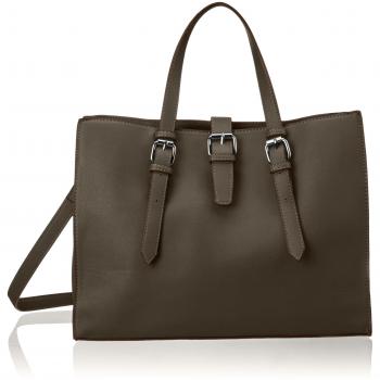 PIECES - Pcjune Shopper, Carteras de mano con asa Mujer, Grün