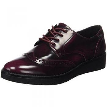 MTNG Collection, Zapatos de Cordones Oxford Para Mujer, Rojo