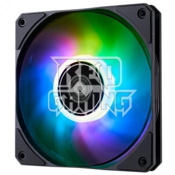 Ventilador ARGB SilverStone Air Slimmer 120mm - 120x120, Negro y Transparente, PWM, Alto Rendimiento