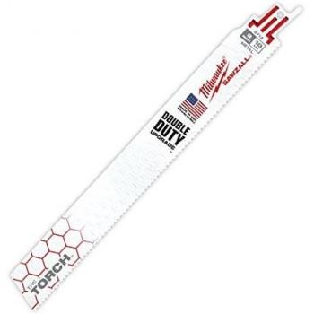 Milwaukee The Torch Bi-Metal Reciprocating Saw Blades 230mm x 2.5mm, 10 TPI, Pack of 5