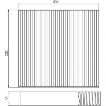 Filtro de habitáculo FEBI BILSTEIN 175001 - Filtro de aire para el interior del vehículo, diseñado para eliminar impurezas y alérgenos del aire que ingresa al habitáculo, fabricado por FEBI B