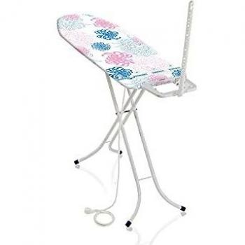 Leifheit 72578 7300-Tabla de Planchar Fashion M Plus, compuesto, multicolores, 40.5x8.6x142.3 cm