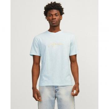 Camiseta Jack & Jones Aruba Branding Azul Claro