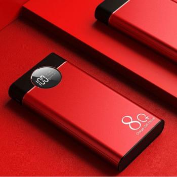 Banco de energía portátil 80000 mAh con carga rápida USB para viajes y emergencias, adecuado para smartphones