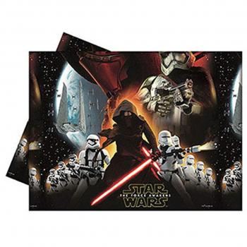 Procos-86216 Star Wars The Force Awakens, Mantel de Plástico, multicolor