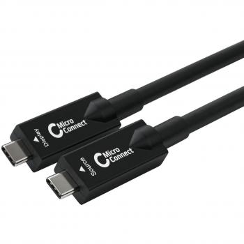 Cable USB-C Microconnect de 12,5 metros con Conexión USB 3.2 Gen 2 (3.1 Gen 2) y Diseño Premium