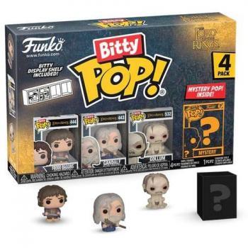 Funko Bitty Pop! The Lord Of The Rings 4-Pack (Frodo Baggins, Gandalf & Gollum)