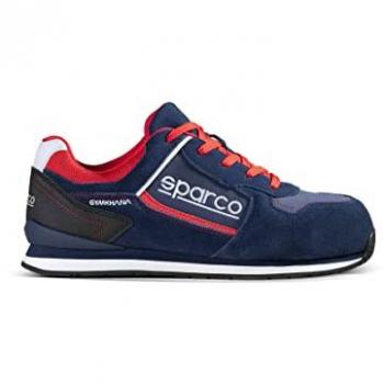 Calzado de Seguridad Sparco Gymkhana S3 ESD SRC HRO - Zapatilla Racing Azul Marino/Rojo, Confort y Máxima Protección