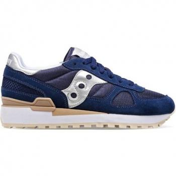 Saucony Women's Classic Blue Lace-Up Sneakers Size 8 US