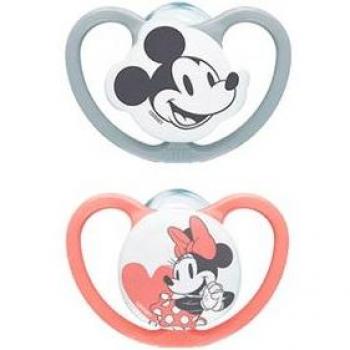 Chupete Nuk Space Minnie Rojo Si6-18 1ud
