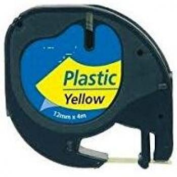 Dymo 2000 LT100H QX50 BK-Yellow 12mmX4m Plastica S0721670