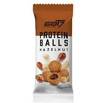 GOT7 PROTEIN BALLS - Crema de cacao rica en proteínas con avellanas Sin gluten Dieta de fitness Culturismo - 12x 40 g