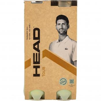Head - Bipack de pelotas de tenis 2x4B Tour Head