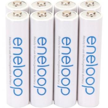 PANASONIC BK-4MCCA8BA eneloop Rechargeable Batteries (AAA; 8 pk)