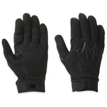 Outdoor Research – Halberd Gloves, otoño/Invierno, Unisex, Color All Black, tamaño Large