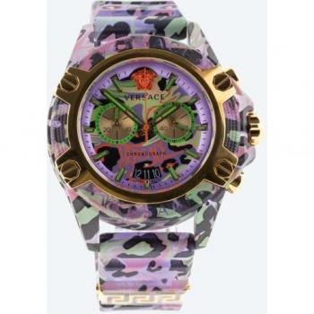 Versace Chrono Active Multifunction Watch, Multicolor unisex, Size: ONE SIZE