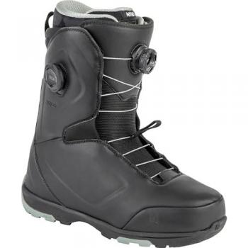 Nitro Botas de Snowboard Club Boa Black 290, Sistema de Cordones Rápidos, All Mountain Freeride Freestyle, para Hombres, Color Negro, Talla MP 29.0 // EU 44 // US