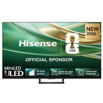 Televisor Hisense 50E8S Mini LED 50 (126 cm) UHD 4K Smart TV con IA y Subwoofer Integrado