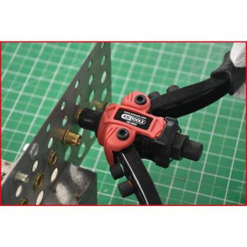 Remachadora 3 en 1 KS Tools - Pinza para remaches multifuncional, incluye tres funciones: remachar, taladrar y atornillar, diseño ergonómico, fabricada en acero de alta resistencia, capacidad para