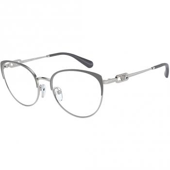 Emporio Armani EA1150 3370 Women’s Eyeglasses Silver Size 53 - Blue Light Block Available (Frame Only)