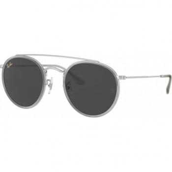Ray-Ban Round Double Bridge Silver RB3647N 9211/B1 51-22 Medium Sunglasses