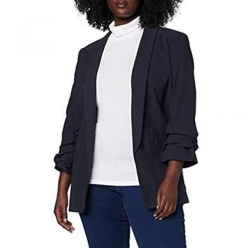 Pieces Women's 3/4 Sleeve Blazer in Night Sky, Size S