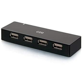 C2G 4-Port USB-A Power Hub with 5V 2A Supply