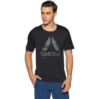 Reebok AC Graphic Move tee Camiseta, Hombre, Negro, M