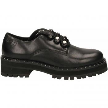 LIU JO Zapatos de Mujer Zapatos clásicos S69049P010222222 Pink 100 Derby Talla 38 Negro