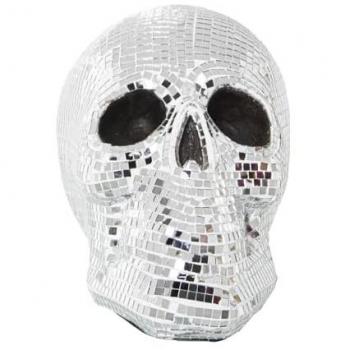 Figura Decorativa Plástico Calavera 19 x 27 x 21 cm Espejos Alexandra House Living