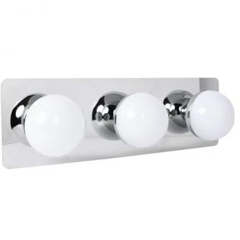 Aplique de pared LED SIRLA 3x5W 1650lm 4000K IP44 cromo