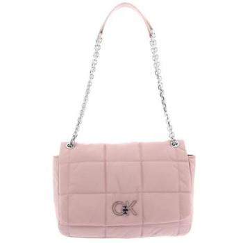 Bandolera Acolchada Rosa Calvin Klein Re-Lock
