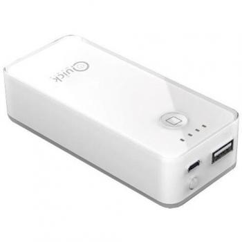 Quick Media PB 25 - Cargador portátil con función linterna LED