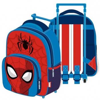 Trolley con base plegable Spider-man de Marvel, dimensiones 24x36x12 cm