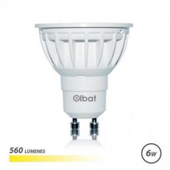 BOMBILLA LED GU10 | 6W | 560LM | LUZ CALIDA | ELBAT