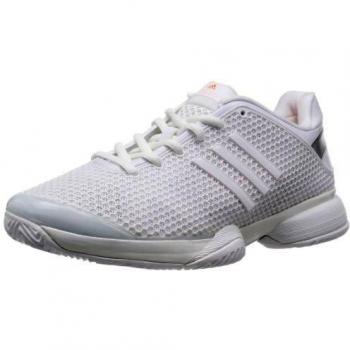 adidas Performance aSMC barricade - Zapatillas De Tenis de material sintético mujer, color blanco, talla 42