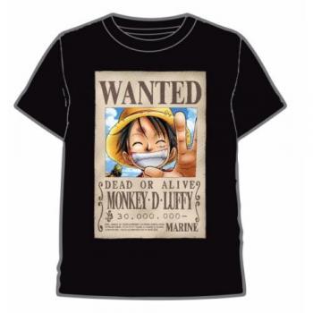 Camiseta One Piece Wanted M