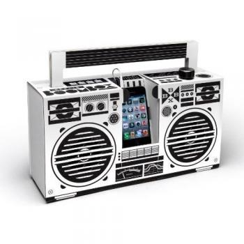 Boombox Berlín Monocromático Tipo de Montaje Altavoz Blanco